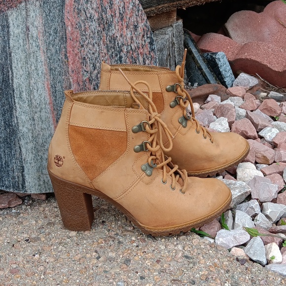 Lace Up Timberland Boots With Heels Womens Timberland Heeled